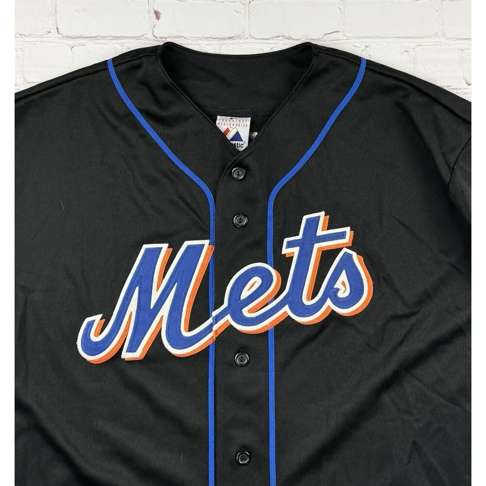 Jose Reyes #7 New York Mets Majestic Alternate 2008 Final Season Shea Jersey XXL